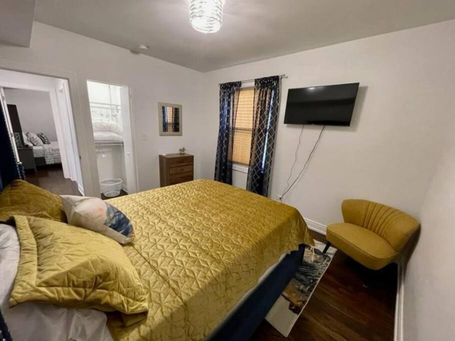 The Blue Golden Luxury Modern 3- Bedroom Apartment In 시카고 외부 사진