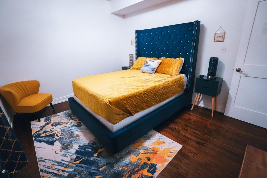 The Blue Golden Luxury Modern 3- Bedroom Apartment In 시카고 외부 사진